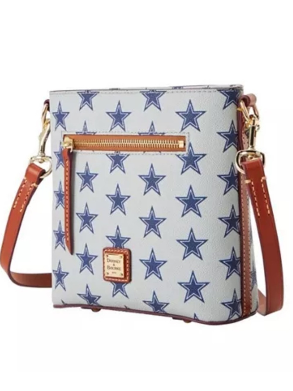 Dooney & Bourke Dallas Cowboys Double Zip Crossbody bag NWOT